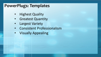 PowerPoint Template - abstract, technology, corporate - Print Slide